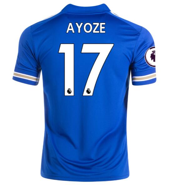 Leicester City Home Kit Soccer Jersey AYOZE PÉREZ #17 2020/21